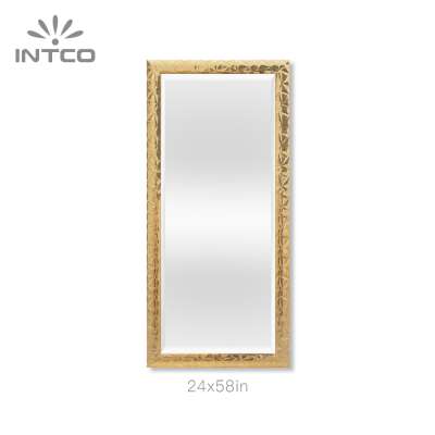 24x58in vintage gold full length floor mirror